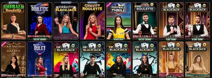 Une expérience plus interactive avec le casino en direct